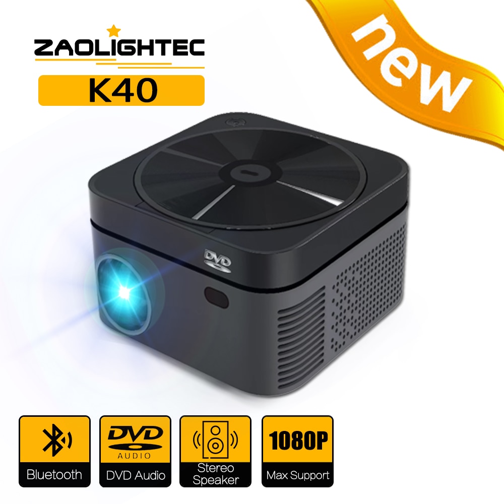 ZAOLIGHTEC Ȩ þͿ 1080  LED DVD ,  Ǯ HD, K40